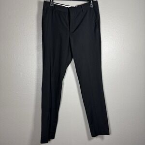 H&M Men's Skinny Fit Suit Pants Career Office Business Preppy Black Size 30R